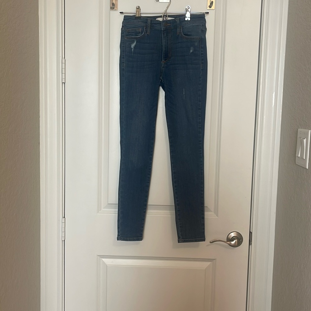 Ella moss, size 25, womens skinny jeans, distressed